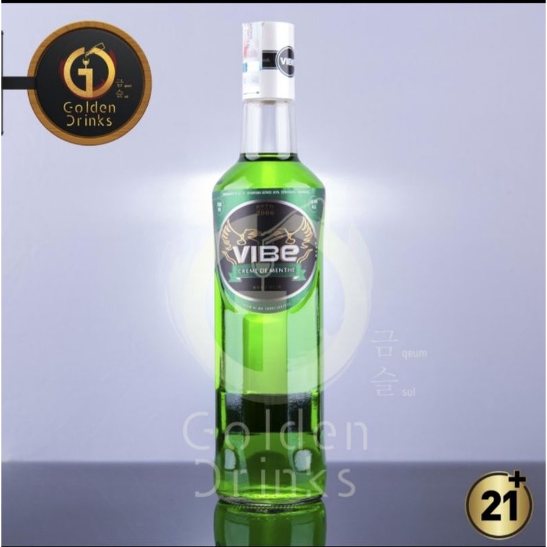 Vibe Creme de Menthe Liqueur House Series 700ml + FREE SLOKI