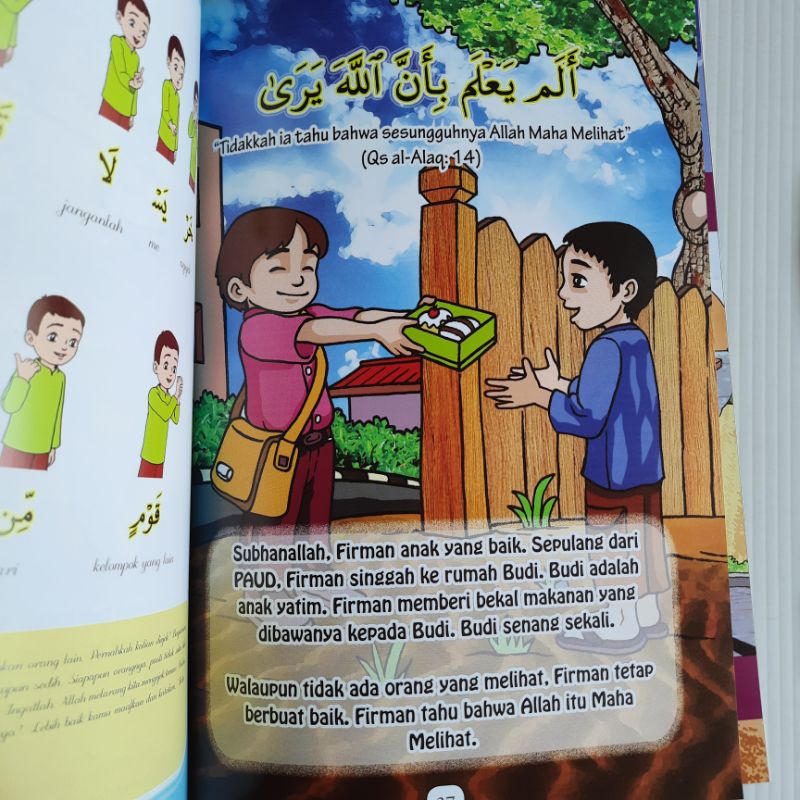 BUKU ORIGINAL BUKU ANAK - KAMI PATUH PADA ALLAH KARENA KAMI ANAK SHOLEH - FULL COLOUR NUANSA