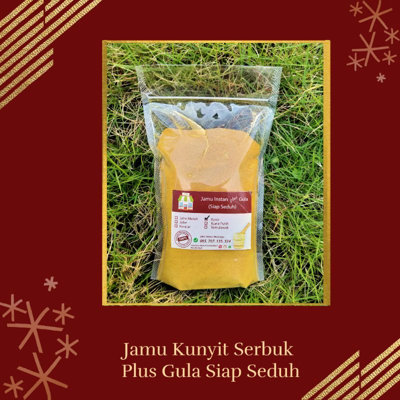 

Kunyit Bubuk Plus Gula Siap Seduh 250 gr