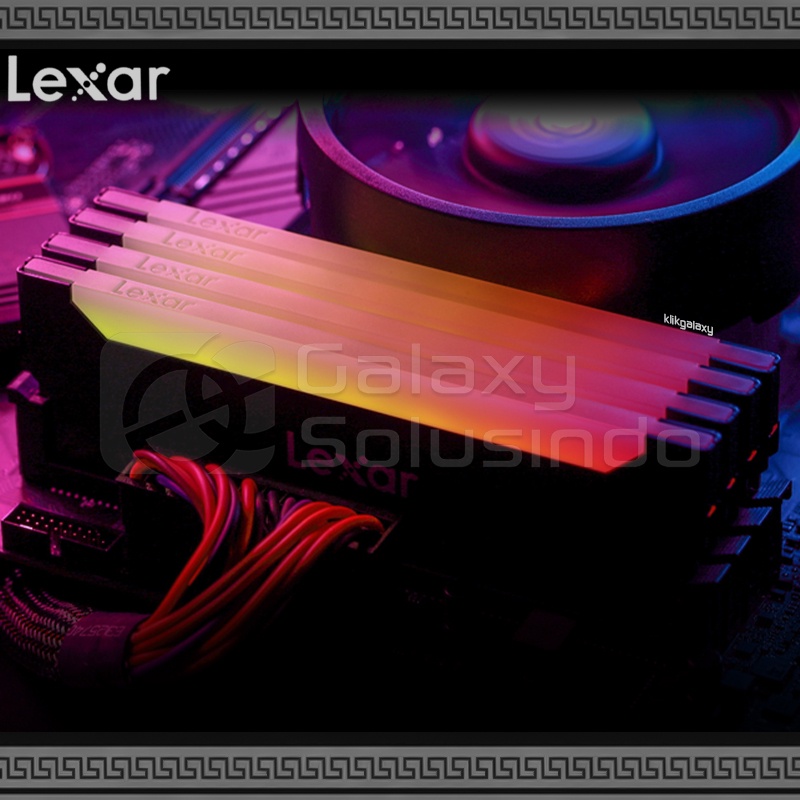 LEXAR Hades RGB 16GB (2x8) DDR4 3600Mhz Dual Kit - Memory RAM