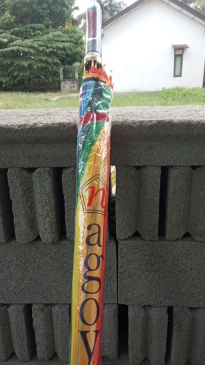 Payung Pelangi 16 Jari Rainbow Umbrella Jumbo - Payung Golf Besar