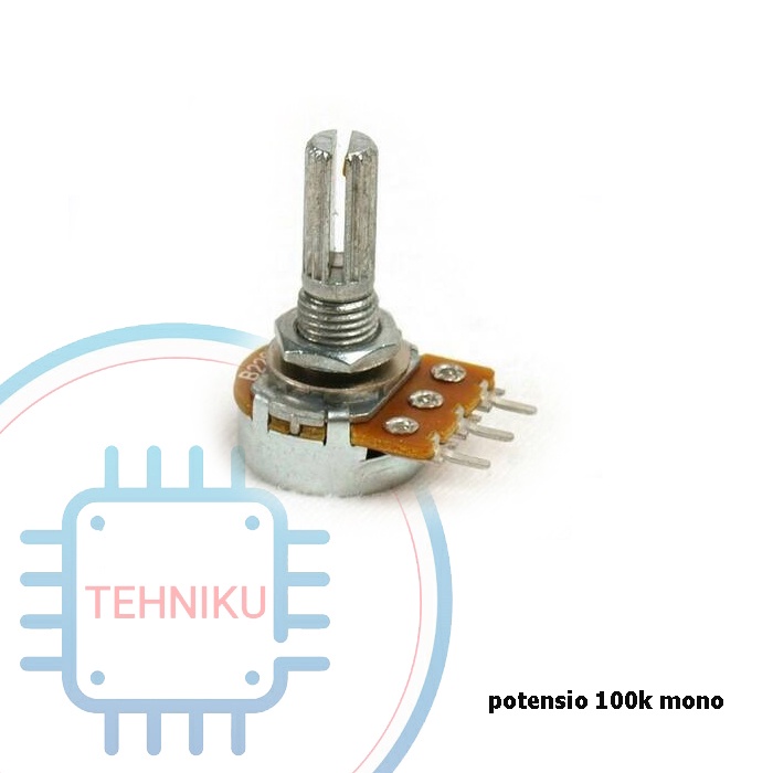 Potensio 100k mono Potensiometer Variable Resistor 100 K