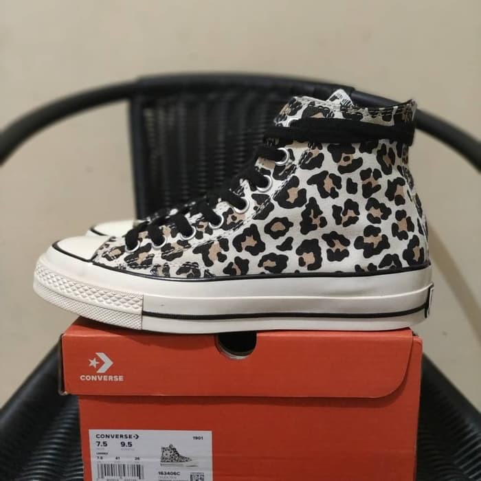 converse chuck 70 hi leopard