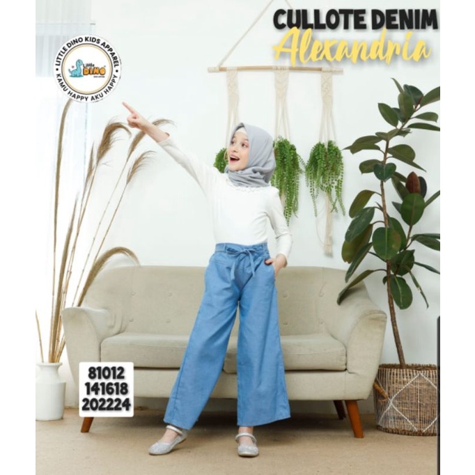 KSHFASHION I KULOT ANAK PEREMPUAN I JEANS ANAK CEWEK LITTLE DINO JUNIOR 6-12 TAHUN