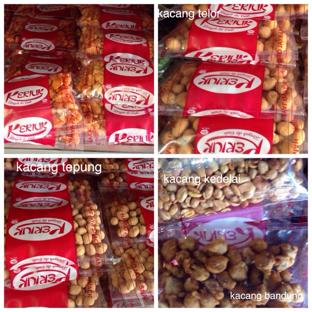 

Snack Keriuk Gokil Kacang Telor / Tepung / Kedelai / Bandung