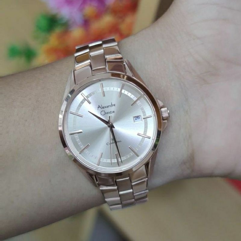 Alexandre christie ladies rosegold