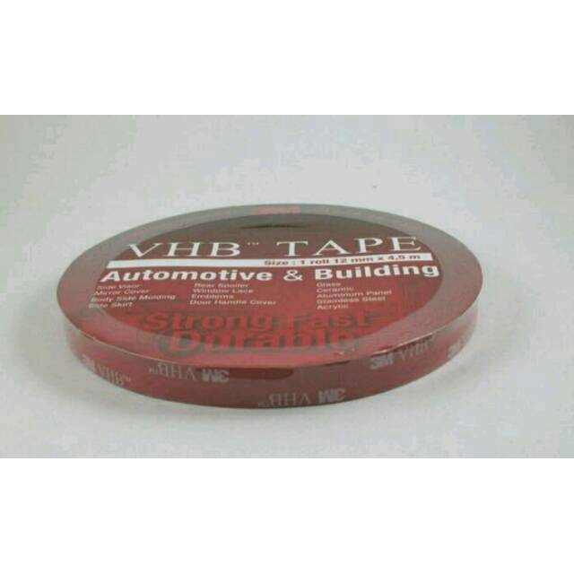 

3M VHB TAPE (DOUBLE TAPE- 12MM X 4,5 M) KECIL