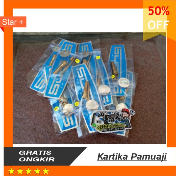 nozzle original sudco set dengan head noozle jarum jjh buat karbu pe pwk pwl kw atau ori biar