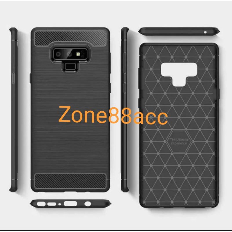 Silicon Case SAMSUNG Note 9 Softcase iPAKY Carbon Casing Cover TPU