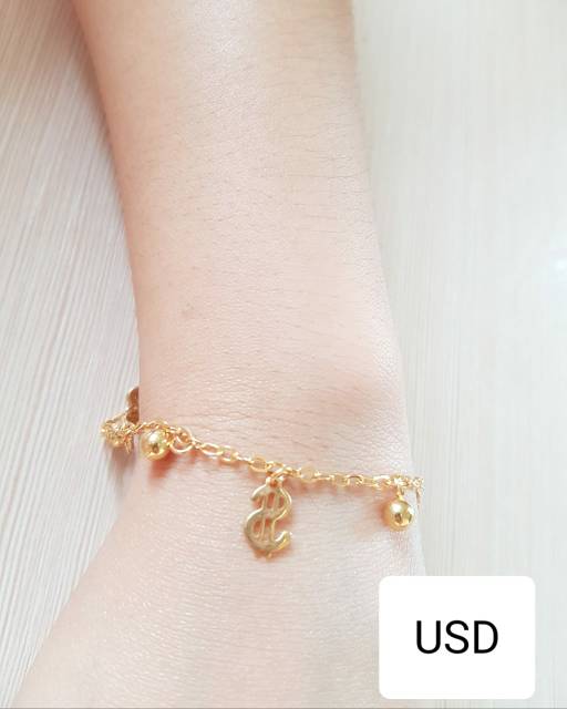 SET Gelang Tangan Kaki Titanium Paris