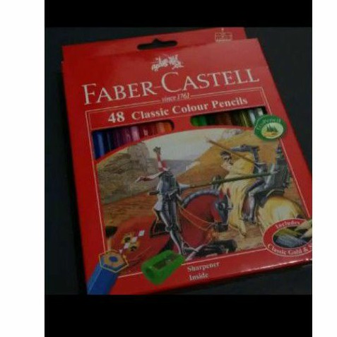 

48 faber castell classic colour pencils