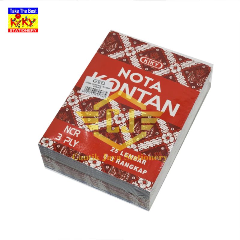 

1 PAK / 10 Buku Nota KIKY B3 3ply Besar