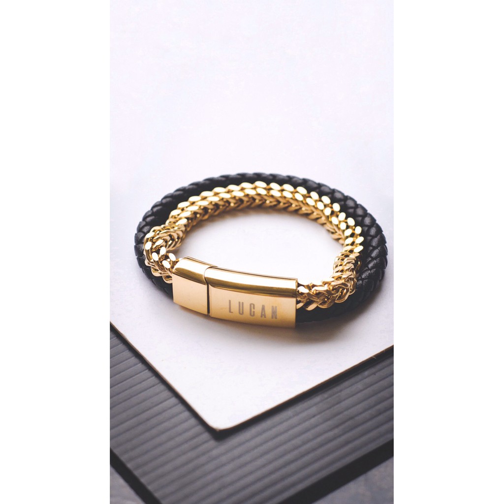 Gelang Pria / Gelang Cowok / Gelang Kulit berkualitas tinggi