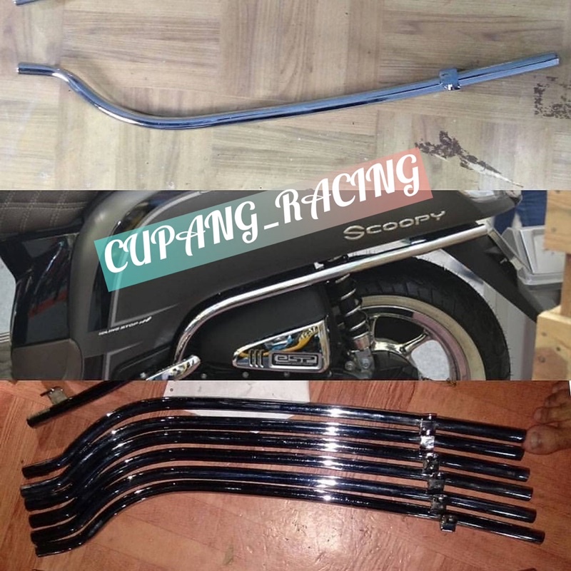 Variasi scoopy List body scoopy 2017 -2020 aksesoris scoopy CRASH BARR Scoopy Crashbarr body samping