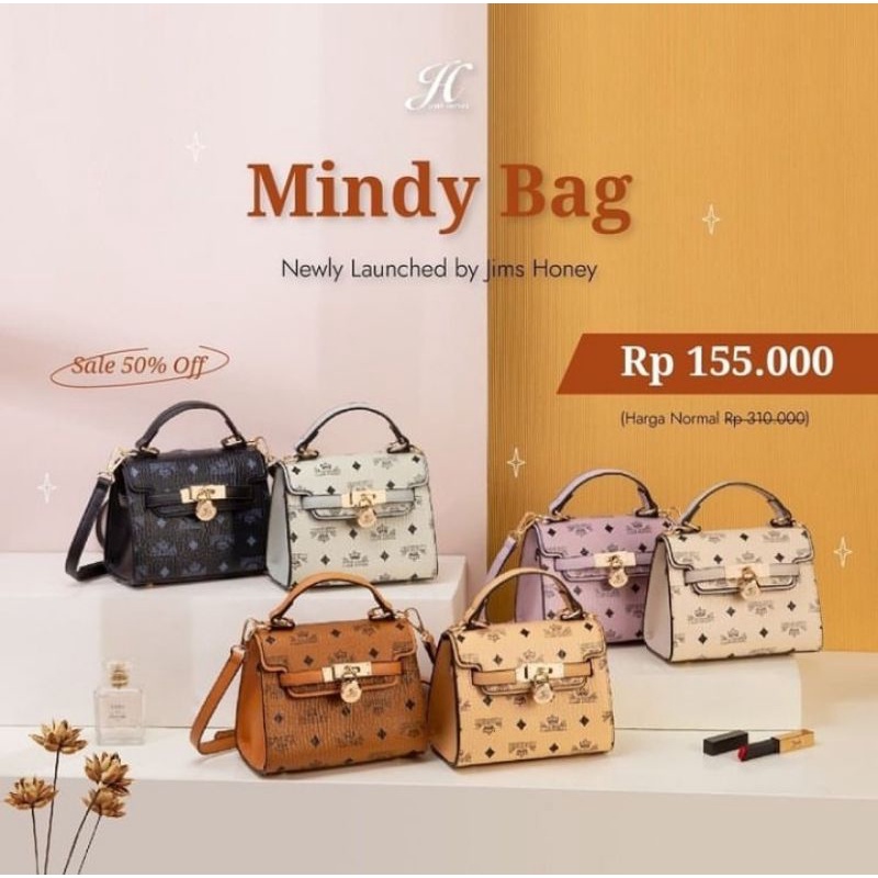 JH MINDY✅JIMSHONEY ICONIC PRINTED BAG