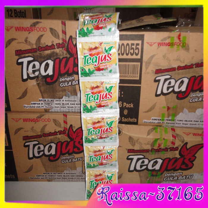 

Tea jus gula batu isi 10 psc per renceng