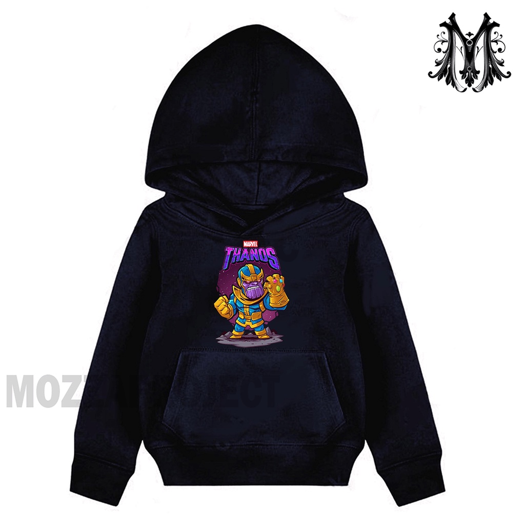 Sweater Hoodie Anak Laki Laki dan Perempuan Thanos Avengers Hoodie Anak Thanos Avengers