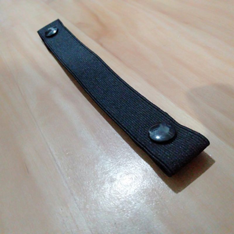 Tali Sambungan Masker Premium Hitam Elastis Karet