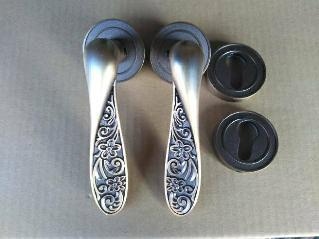 Handle Pintu Engkol Dekson Brass Vintage