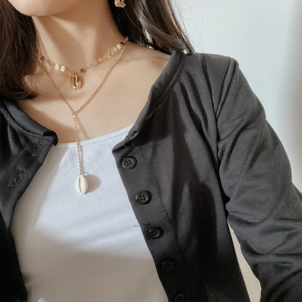 rose necklace / Aksesoris Kalung Wanita Kalung Korea