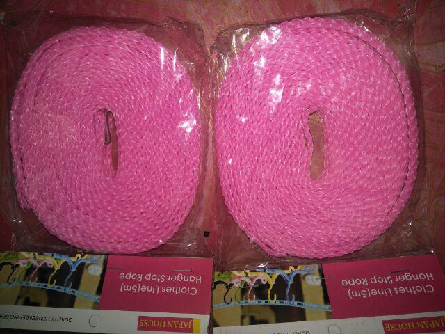 (bayar Di Tempat)tali Jemuran Baju Gantungan Baju Panjang 5 Meter Original Kuat