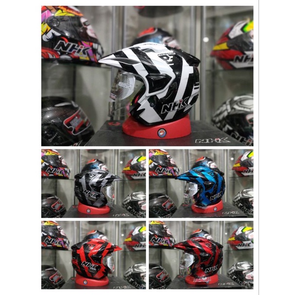NHK PREDATOR CRIPTON MOTIF ROYAL DOBLE VISOR