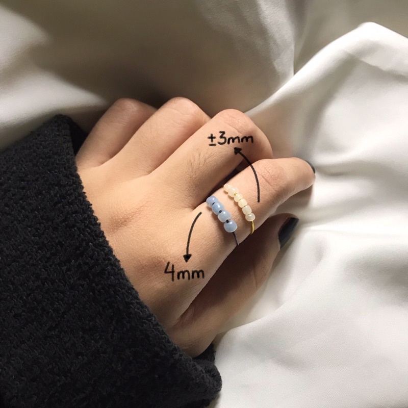 >WAJIB BACA DESKRIPSI< Adjustable Fidget Ring / Anxiety Ring by Weird Rocks