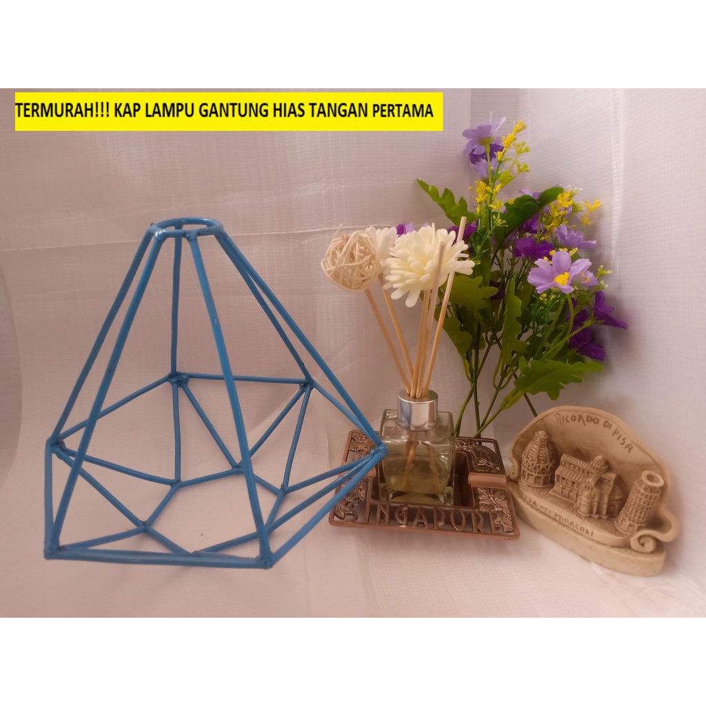 Kap Lampu Gantung Besi
