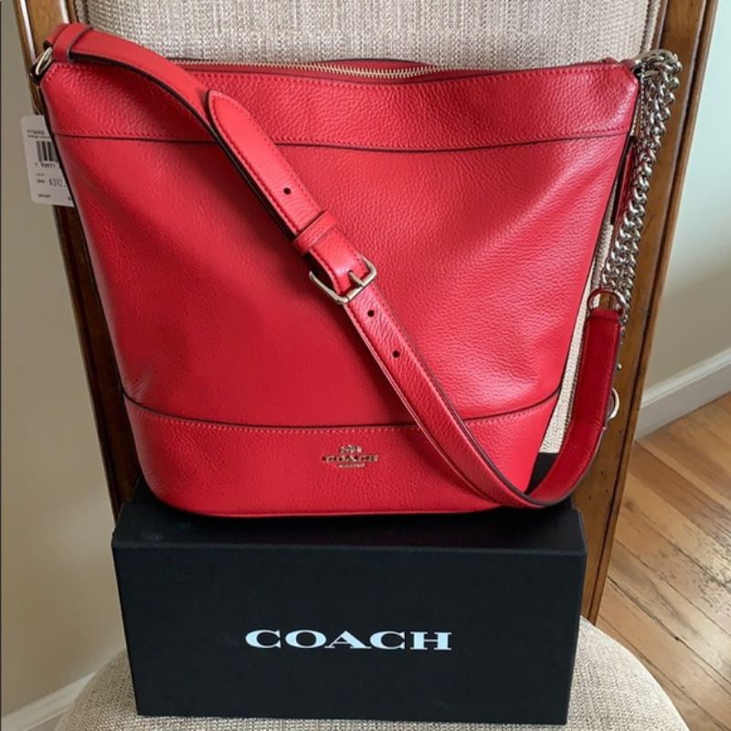 Coach Small Paxton Duffle Bright Cardinal