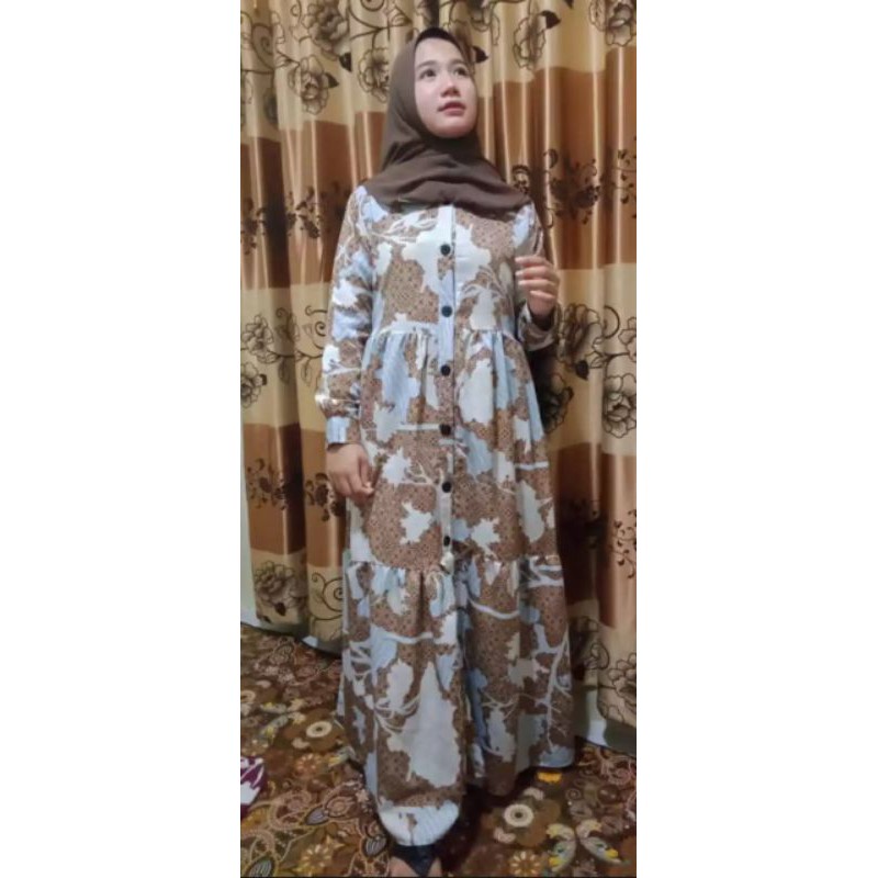 Kain Bahan Maxmara Lux Tree Coksu harga per 0.5m