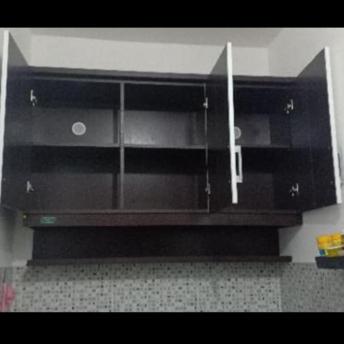 Kitchen Set Atas/Rak/Lemari Gantung 3 Pintu Rak Bumbu Kca 5113 Vivibrown0327Out