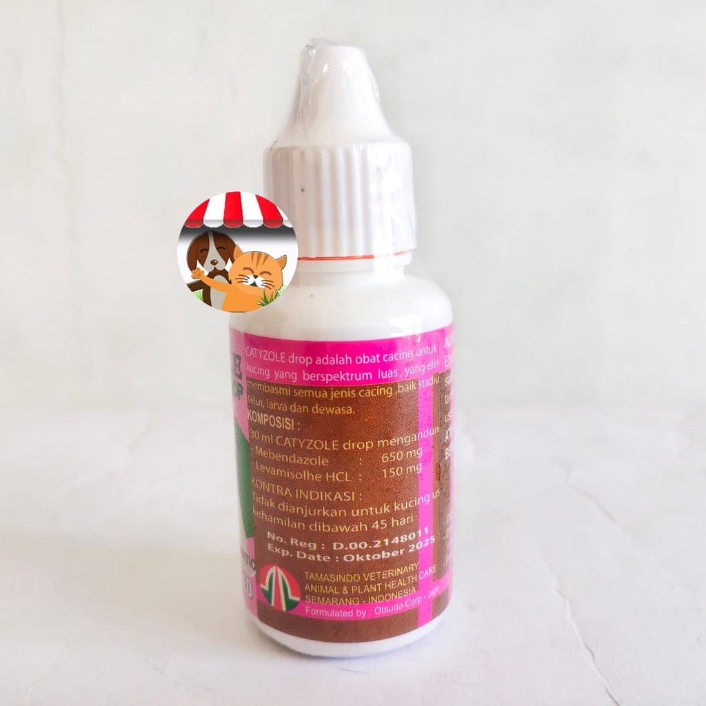 CatyStress 30ml - Obat Anti Stress Pada Kucing Obat Mabuk Perjalanan