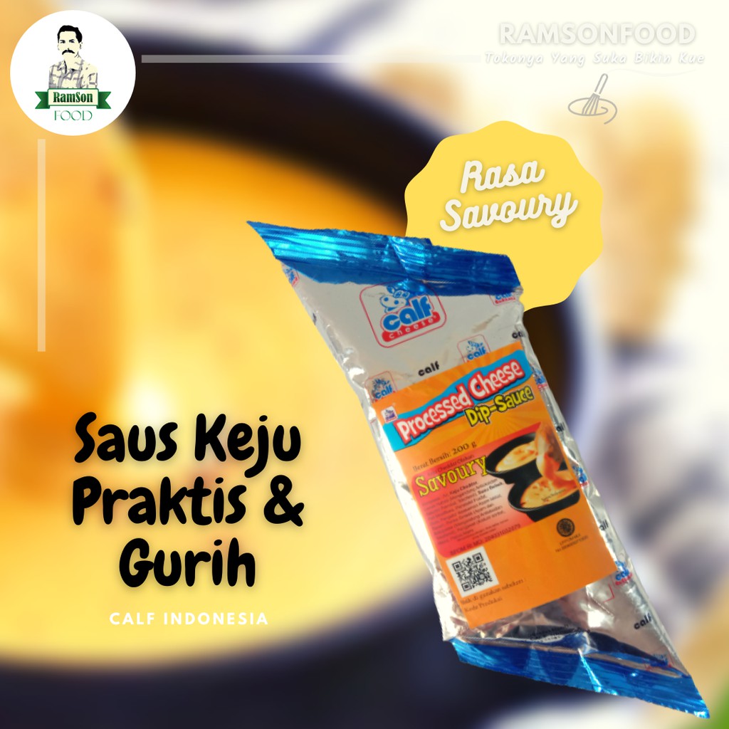 

Pasta Keju Rasa Savoury-isian keju untuk roti dan kue