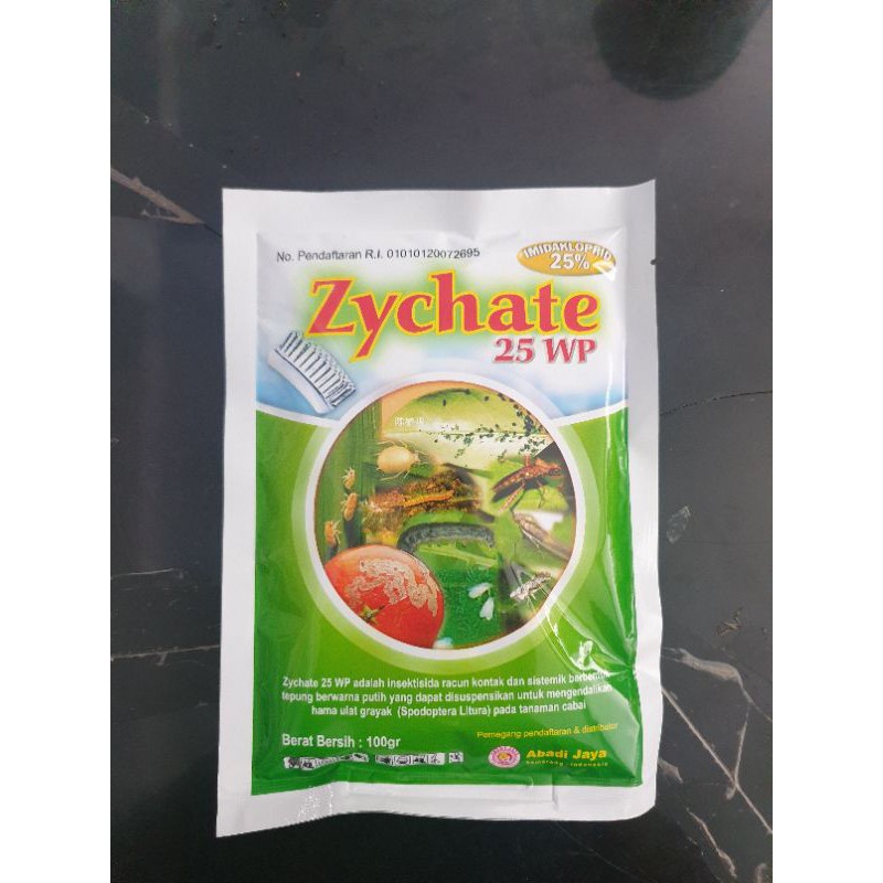 Insektisida ZYCHATE 25WP 100GRAM untuk Belalang Kutu Walang Sangit Wereng