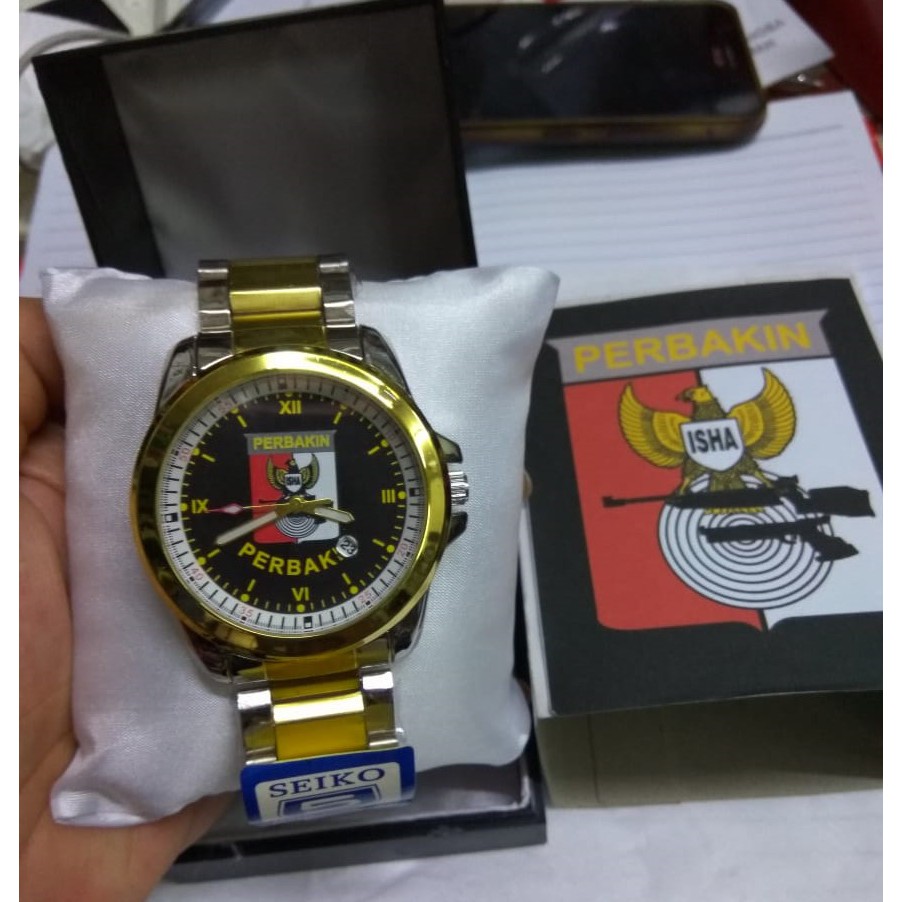 JAM TANGAN PERBAKIN SEIKO - STRAP RANTAI