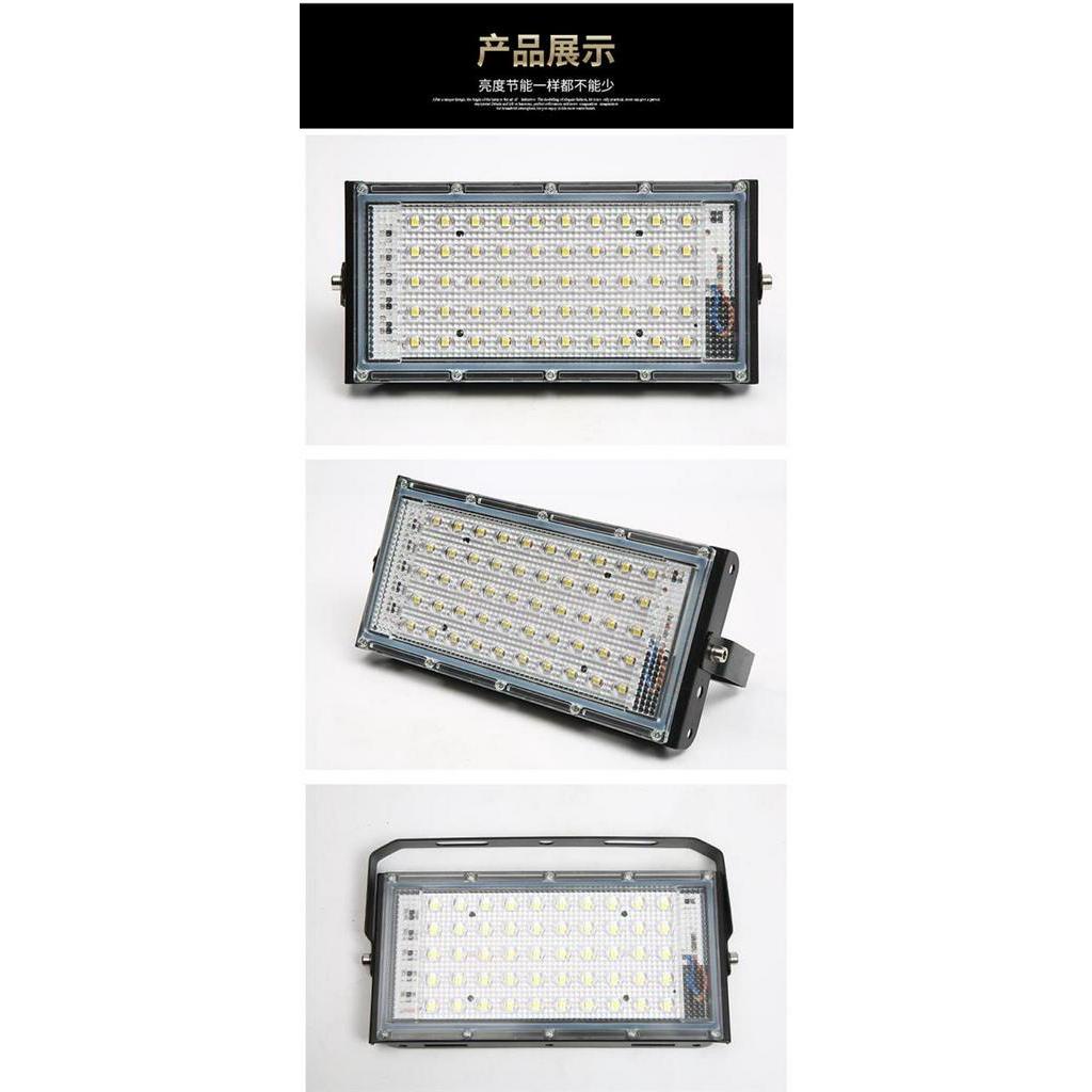 [WS]  LAMPU SOROT 50W SMD LED Flood Light IP65 Lampu Tembak 50WAT WARNA WARNI RGB