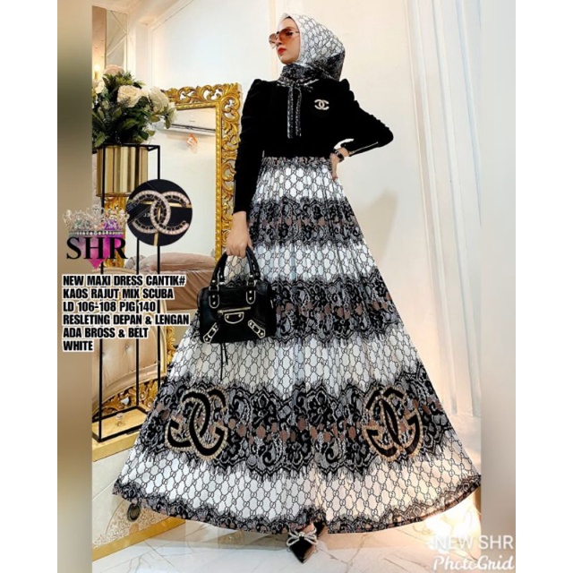 READY NEWW ORY SHR MAXI DRESS U REMPEL-3