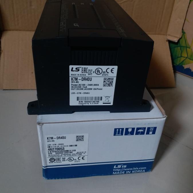 LS PLC 40I/O K7M-DR40U Lengkap RS485 Star Seller termurah