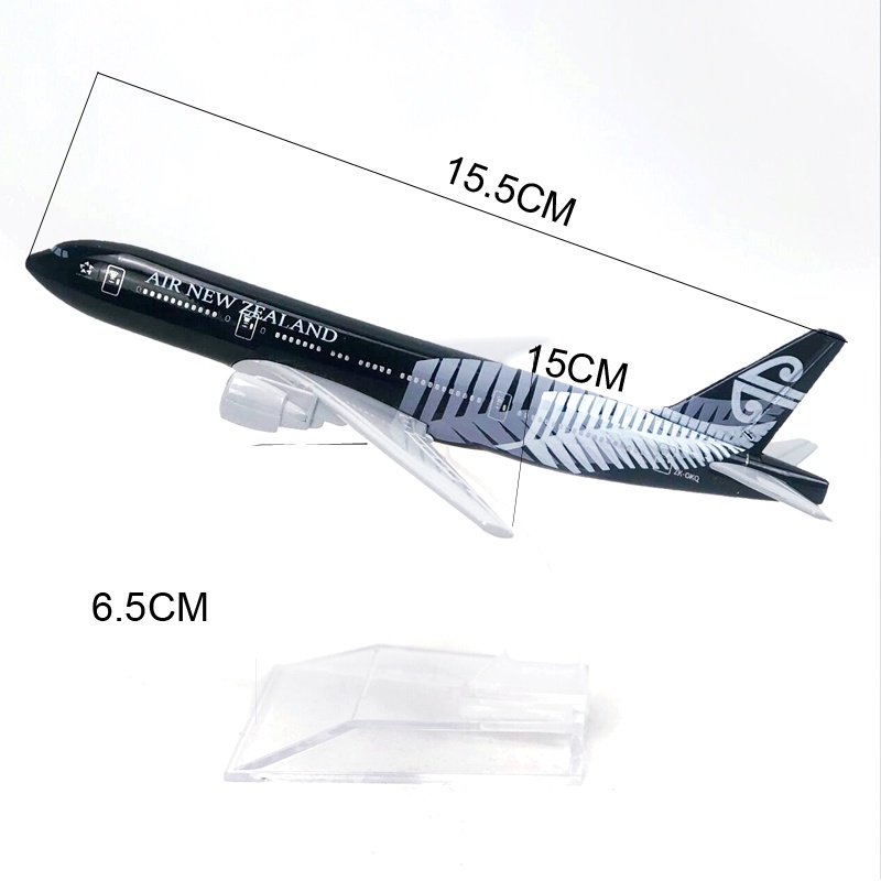 Selandia Baru B777 Pesawat Model Boeing 777 Die Cast Metal Plane Model Pesawat Hobi Mainan 16CM