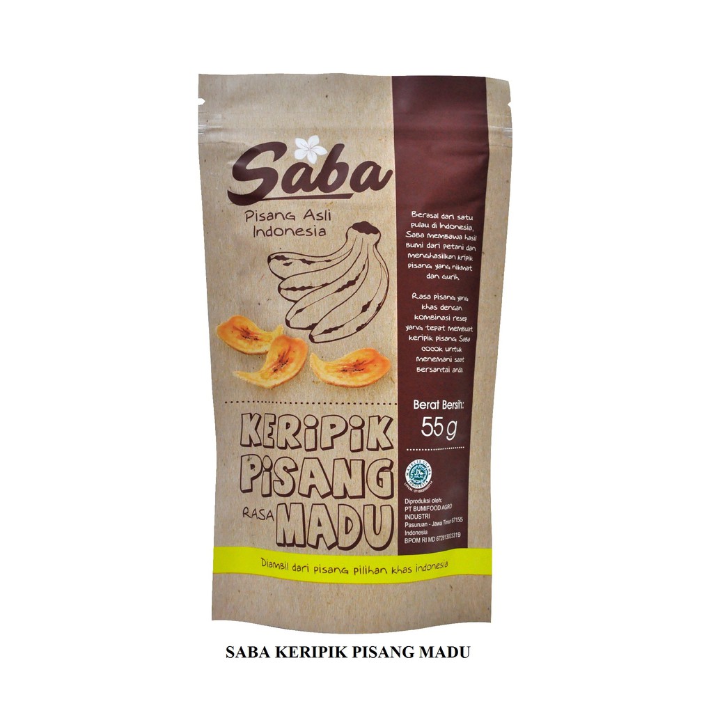 

Saba Keripik Pisang Madu 55gr