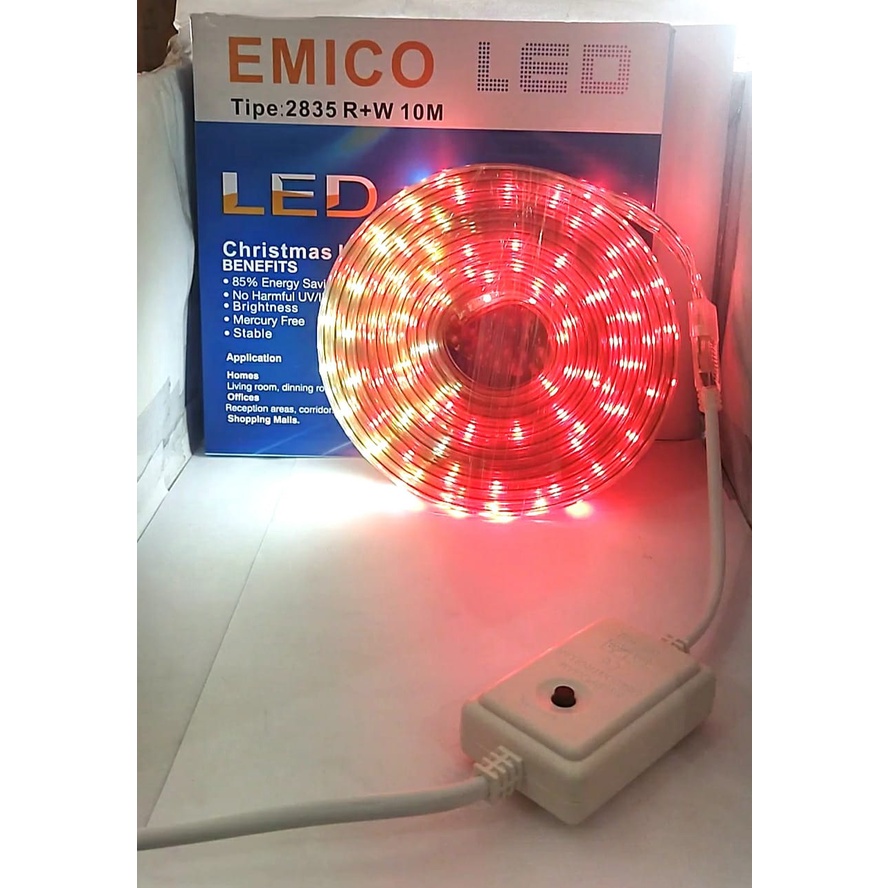 Led Strip Led Selang Merah Putih Outdoor SMD  Led Hias Agustusan RGB / MERAH PUTIH