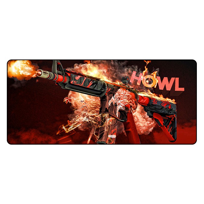 Gaming Mouse Pad Monster 300 x 800 mm Model 4 - MP005 - Black