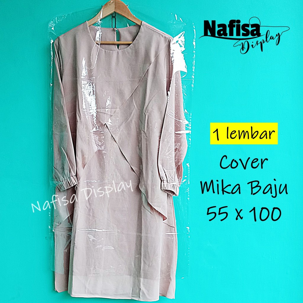 Cover Baju Dewasa 55x100 Mika Plastik Transparan Pembungkus Pelindung Pakaian Gantung Shopee 8995