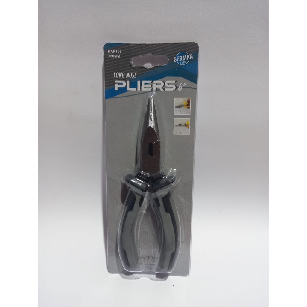 Sentinel tang lancip 6 inc long nose