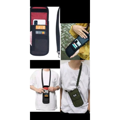 tas hp pria wanita-  dompet kartu hp - tas handphone selempang