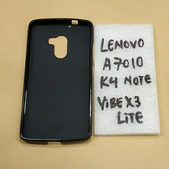 Hot Sale Silikon capdase soft case karet hitam lenovo a7010 k4note k4 note - Hitam