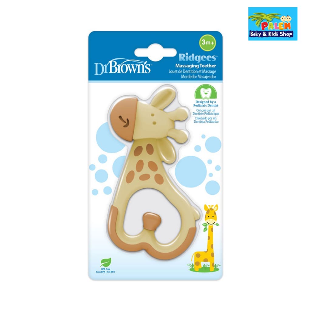 Dr.Brown's Massaging Teether &quot;Ridgees&quot; - Giraffe / Gigitan Bayi / Teether / Mainan Bayi