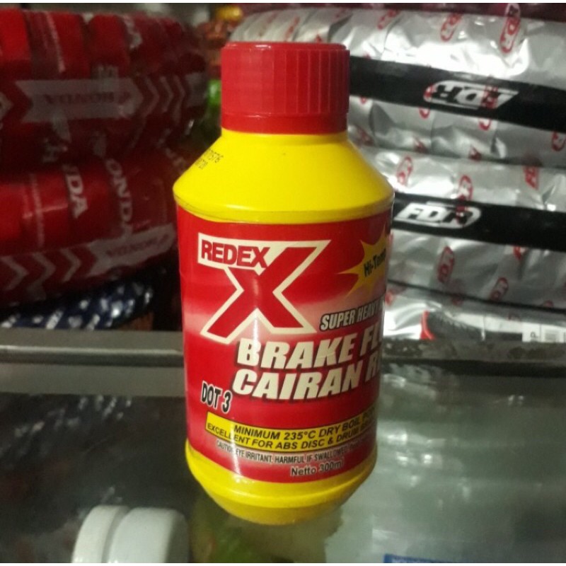 Minyak Rem Brake Fluid DOT 3 Redex Merah 300ml