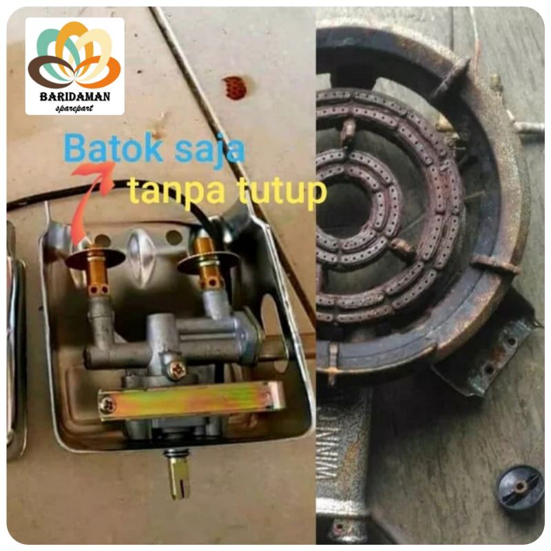 Tungku Batok mesin pemantik kompor cor mata seribu low pressure WINN SOLID SUNRISE RINNAI