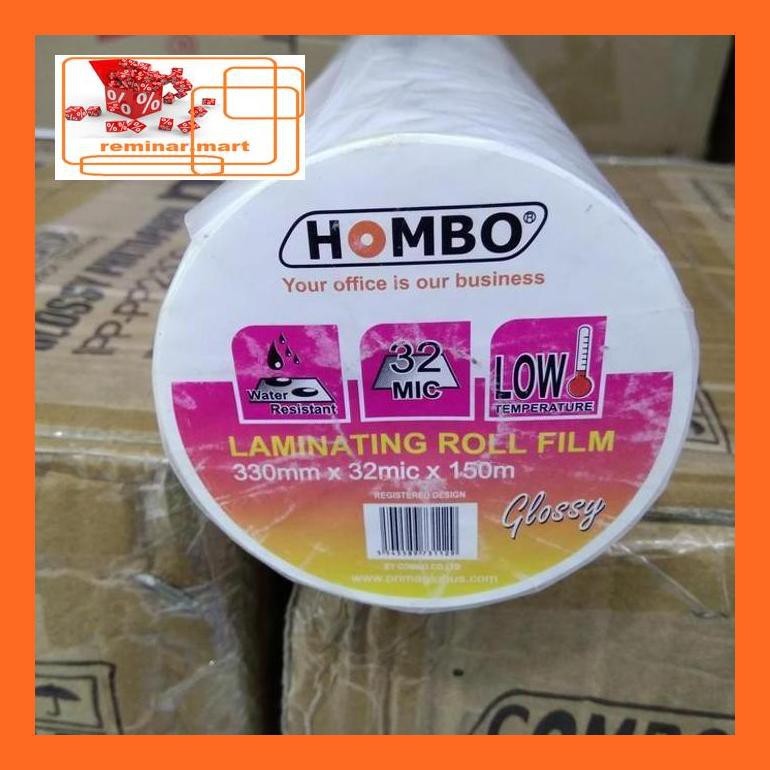 

474Srem Plastik Laminating Roll Glossy Merk Hombo Repjd80E